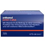 Orthomol junior C plus - mit Vitamin C als Beitrag zu einer normalen Funktion des Immunsystems - Waldfrucht-Geschmack - Kautabletten à 30 x Tagesportionen