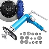 Bremskolbenrücksteller - Pneumatischer Bremssattel - Pneumatische Bremsenrücksteller | Luftbetriebenes Werkzeug Mit 360° Drehung Und Adapterset Zur Bremssattelwartung, Ideal Für Werkstätten