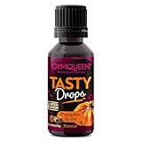 GymQueen Tasty Drops, Pumpkin Spice, Flavour Drops ohne Kalorien, 30ml