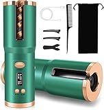 Lockenstab Automatischer, Kabelloser Automatischer Lockenstäbe Schnurlos Auto Lockenwickler Locken Hair Curler Welleneisen