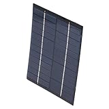 2-W-Solarpanel, 2-W-Solarpanel-Ladegerät, 13,5 X 11 Cm / 5,3 X 4,3 Zoll Polysilizium-DIY-Solarpanel, mit USB-Ausgangsschnittstelle, Nein, Solarpanel-Ladegerät