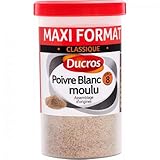 Ducros Pfeffer, klassisch, Nr. 8, 90 g, Weiß, 3 Stück