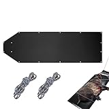 Hirschschlitten, Faltbarer verdickter Jagdschlitten für Hirsch, Mehrzweckwagen Outdoor-Ausrüstung für Transport Brennholz Männer Trophäe Lockvogel Schneefischer Sandy Ground Hunter