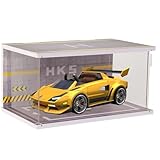 Nankoyal Modellgarage, Parkplatz-Szene, Modell 1:32 – Modellautovitrine mit LED-Licht, Parkgarage Showcase für Auto-Sammlerstücke