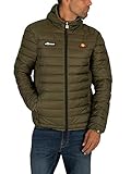 Ellesse Mens Lombardy Padded Jacket Mantel, Khaki, LGE