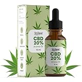 CBD Öl 20% - Vollspektrum CBD Tropfen mit Hanföl - 2000mg Cannabidiol - Deutsches Unternehmen (1x 20% CBD (10 ml))