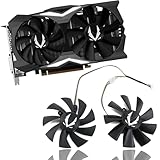 Dotodo 87 mm GA92S2H DC 12V 0,35A 100 mm GAA8S2U 0,45A 4-Pin Lüfter für Grafikkarte Kühler für ZOTAC Gaming GeForce RTX2070 RTX 2070 OC Mini Lüfter Ersetzen Sie Den Kühler (Grafikkartenlüfter-AB)