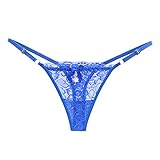 VIYUANH Sexy Unterwäsche Für Frau Erotisch, Sexy Unterwäsche V-Form Schnitt Slip Boxershorts Panties Hipster Übergröße Panty Für Mollig Frau Reizwäsche