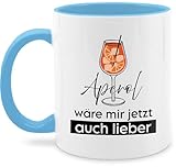 Tasse Tassen 325ml - Statement - Aperol wäre mir jetzt auch lieber I Aperol Geschenk I Geschenk Aperol Fan I Aperol Spritz Geschenk I Aperol Geschenkidee I Geschenkidee Aperol Spritz - 325 ml