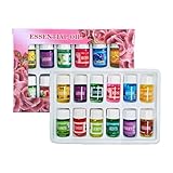 Ätherische Öle Für Diffusor - 12 Duftöl Mischungen Im Set | Wasserlösliche Langanhaltende Raumdüfte 3ml Beruhigender Lufterfrischer Für Kerzenherstellung Seife Entspannung