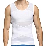 Herren Body Shaper Tank Top, Kompressionsshirt Herren Body Shaper | Modische Body-Schlankheits-Shapewear - Herren-Kompressions-Mesh-Tanktop für tägliche Fitness, Partys, Dates, Strände