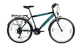 Rezzak 24 Zoll Fahrrad Jungenfahrrad Kinderfahrrad Herren Rad City Fahrrad 21 Gang schwarz Blau Neu -045