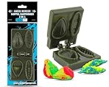 Angel-Berger Doppel Baitformer 2 in 1 Forellenteigformer für Forellen Teig Troutbait