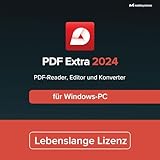 PDF Extra Lifetime – Professioneller PDF Editor – Lebenslange Lizenz – Bearbeiten, Schützen, Kommentieren, Ausfüllen und Signieren von PDFs für 1 Windows PC