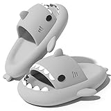 NIBESSER Shark Slides Niedliche Hai Hausschuhe für Damen Shark Slippers Herren Weich rutschfest Badelatchen für Damen Schlappy Schlappen Open Toe Slides