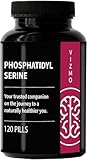 Phosphatidylserin 100mg – 120 Hochdosierte Vegane Kapseln für Gedächtnis, Konzentration, Stressreduktion, Cortisolspiegel Senken, Cortisol Balance, Fokus - Vegan, Non-GMO, Glutenfrei, Laborgeprüft