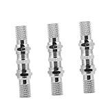 KOMBIUDA 3 Sätze Stecker Koaxialkabel Verbinder mit Gummiringe für Tv Sat Antennen Kabelanschluss Einfache Montage ohne Spezialwerkzeug