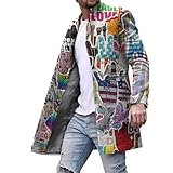 Generisch Dufflecoat Kurzmantel Herren grau wollmantel Herren lang Moderne Winterjacken Herren Herren Mantel schwarz Mantel Herren schwarz PEA Coat Sale Clearance Gehrock Herren