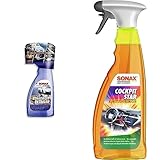 SONAX XTREME KunststoffDetailer Innen + Außen (500 ml) Reinigung, Pflege und Schutz für das gesamte Fahrzeug | Art-Nr. 02552410 & CockpitStar (750 ml) reinigt und pflegt alle Kunststoffteile