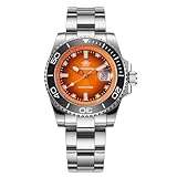 ADDIESDIVE 41mm taucheruhr Herren 200m BGW9 leuchtende Keramiklünette analoge Uhr Herren Mit Edelstahlarmband AD2089