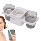 Wandmontierter Zahnputzbecherhalter, elektrischer Zahnbürstenhalter | Wandhalterung mit zwei Zahnbürsten für Badezimmer, Zuhause, Hotelschlafsaal