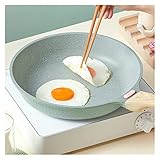 LCHJX Pfanne Kochtöpfe für die Küche Langlebige Pfanne Nicht -Stick -Pfannengrill Pfannkuchen -Topf -Eierinduktionskocher (Farbe: A, Größe: 20 cm Code) Vision