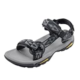 OutPro Damen Sport-& Outdoor Sommerschuhe Flach Atmungsaktiv Trekking-& Wandersandalen, Sport-Sandalen mit Fußgewölbeunterstützung, Strand, Reisen, sportlich