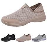 Angebote des Tages Heute Herren Freizeitschuhe Atmungsaktive Hohl Mesh Walkingschuhe Weicher Sohle Turnschuhe rutschfeste Plateau Laufschuhe Clogs Strand Schuhe Lightweight Lässiger Schuhe Sneaker