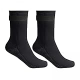 Aymzbd 2x 3 Mm Nylon Tauchsocken, Strandstiefel, Schuhe, Wassersocken, Herren Und Damen, Surfsocken, Badesocken für Outdoor Aktivitäten, Segeln, Paddeln