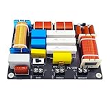 Asyduey High Power 3-Wege 800W Multi-Lautsprecher-System High-Medium-Tiefe 3-Wege-Frequenzwandlervertaucher Einstellbarer Teiler PA-3803