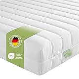 DREAMSTAR Easy Flex | ergonomische 7-Zonen Kaltschaummatratze | Öko-Tex Zertifiziert | Härtegrad 3 und 4 (H3 & H4) | Rollmatratze 13 cm I 90 x 200 cm