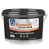 Tonis SCHIMMELSCHOCK Anti-Schimmel-Farbe 4,5 Liter | Effektive antimikrobielle Sofortwirkung, desinfizierende Wandfarbe für ca. 18 m², Schimmel-Stopp aus: Die Höhle der Löwen [weiss, abtönbar]