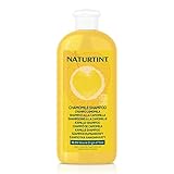 Naturtint | Vegane Kamille Shampoo | Intensive goldene Reflexe. Ecocert. 98,9% Natürliche Inhaltsstoffe | Kamille und Zitrone | 330ml