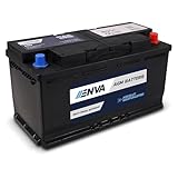 AGM Autobatterie 12V 95Ah 850A wartungsfreie Starterbatterie mit Start-Stopp-Technologie, hohe Kaltstartleistung, Vibrationsfest, Langlebig und Zuverlässig