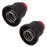 Ersatz-Gasheizung für den Außenbereich, 2er-Pack, Puls-Zündschalter mit Feder und austauschbarer roter Kappe für lange Lebensdauer (A)