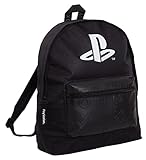 PlayStation Rucksack für Erwachsene und Kinder, Sony Gamer, Schultasche, Laptop, Gaming-Rucksack, Schwarz