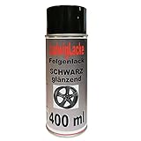 LudwigLacke Felgenlack schwarz glänzend Spraydose 400ml