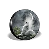 Hokdny Reserveradabdeckung 14inch,Universal Reserverad Ersatzradabdeckung,wasserdichte Staubdicht Radreifenabdeckung für Anhänger, RV, SUV, LKW (Reserveradabdeckung 172)