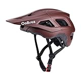 Fahrradhelm, OnBros Fahrradhelm Herren und Damen, Scooter Skateboard MTB BMX Fahrradhelm Leicht, Mountainbike Helm mit Visier, Fahrradhelm 55-61cm