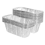 Parliky 30 Stück Aluminiumfolie Tropfschalen Kompatibel mit Blackstone Grills Hitzebeständige Leichte Aluschalen zum Grillen Backen Braten und Aufbewahren für Outdoor Camping BBQ
