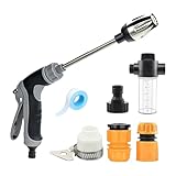 Hochdruckreiniger | Tragbarer Gartenschlauch Hochdruckreiniger Für Draußen - Tragbarer Ergonomischer Reiniger für Einfahrt, Garage, Terrasse