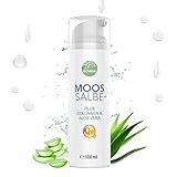 Mosssalbe PLUS, Aktiv Mosssalbe gegen Hautunreinheiten und Hautglanz, Mooscreme gegen Falten, Gesichtsfaltencreme Sofortwirkung, Moss Salbe geeignet für alle Hauttypen, 100 ml