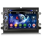 Erisin 8-Kern 4GB+64GB Android 13 GPS Autoradio für Ford Focus F150 F250 F350 Explorer Fusion Mustang Edge Five Hundred Unterstützt IPS Bluetooth 5.0 CarPlay Android Auto DAB+ WiFi 4G RDS OBD2 Canbus