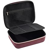 ProCase Tragetasche für Haarschneider Friseurtasche, Friseur Werkzeugtasche Trimmer Organizer Tasche für Haarschneider, Schere, Trimmer, Aufbewahrungsbox für Friseur zubehör Friseurbedarf -Wein