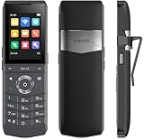 GEQUDIO GW-20 IP Telefon schnurlos mit Ladeschale für Fritzbox, Telekom, SIP kompatibel - Premium Freisprechen & Bluetooth - Dualband Wi-Fi 6 mit WLAN Roaming IP67 wasserdicht (GW-20 mit Ladeschale)