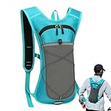 Hydrationsrucksack Wanderrucksack,Trinkblasen-Rucksäcke Mit Verstellbaren Trägersystem | Leichter Verstellbarer Schulterrucksack Für Laufen Skifahren Fitness Radfahren Klettern Reisen Wandern Motorrad