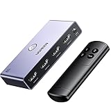 UGREEN HDMI 2.1 Switch 8K@60Hz HDMI Splitter 3 In 1 Out HDMI Umschaltpulte Unterstützt VRR & ALLM, Dolby Vision, Kompatibel mit PS5, Xbox, Apple TV, DVD Spieler