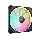 CORSAIR iCUE LINK LX140 RGB 140mm PWM-Lüfter Einzelpackung – Dual Light Loops – Erfordert iCUE LINK System Hub (Separat Erhältlich) – CORSAIR AirGuide Technologie – Schwarz