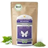 100g BIO Matcha PREMIUM, 100% Matcha-Tee ohne Zusätze, traditionell in Steinmühlen gemahlen, Pulver