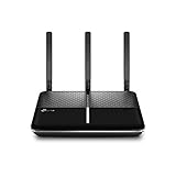 TP-Link Archer VR600v AC1600 WLAN Telefonie VDSL DSL Modem Router (1300 Mbit/s 5GHz, 300 Mbit/s 2,4GHz, komp. mit Telekom/1&1/Vodafone/O2, DECT Basis und Mediaserver, nur für Deutschland)schwarz